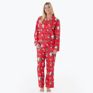Pottery Barn Kids Rudolph Christmas Loose Fit flannel pajama, Adult Medium